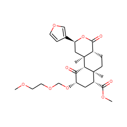 COCCOCO[C@H]1C[C@@H](C(=O)OC)[C@]2(C)CC[C@H]3C(=O)O[C@H](c4ccoc4)C[C@]3(C)[C@H]2C1=O ZINC000029131308