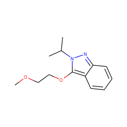 COCCOc1c2ccccc2nn1C(C)C ZINC000299836926