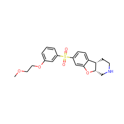 COCCOc1cccc(S(=O)(=O)c2ccc3c(c2)O[C@H]2CNCC[C@@H]32)c1 ZINC000073198222