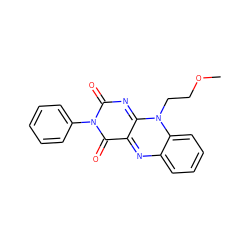 COCCn1c2nc(=O)n(-c3ccccc3)c(=O)c-2nc2ccccc21 ZINC000001565049