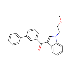 COCCn1cc(C(=O)c2cccc(-c3ccccc3)c2)c2ccccc21 ZINC000072119777