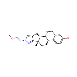 COCCn1cc2c(n1)[C@@]1(C)CC[C@@H]3c4ccc(O)cc4CC[C@H]3[C@@H]1C2 ZINC000013672622