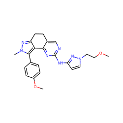 COCCn1ccc(Nc2ncc3c(n2)-c2c(nn(C)c2-c2ccc(OC)cc2)CC3)n1 ZINC000141182241