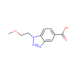 COCCn1nnc2cc(C(=O)O)ccc21 ZINC000009237234