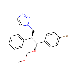COCO[C@@H](c1ccc(Br)cc1)[C@H](Cn1ccnn1)c1ccccc1 ZINC000096286435