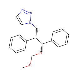 COCO[C@@H](c1ccccc1)[C@@H](Cn1ccnn1)c1ccccc1 ZINC000082158395