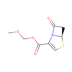 COCOC(=O)C1=CS[C@@H]2CC(=O)N12 ZINC000027519751