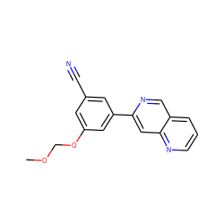 COCOc1cc(C#N)cc(-c2cc3ncccc3cn2)c1 ZINC000028826024