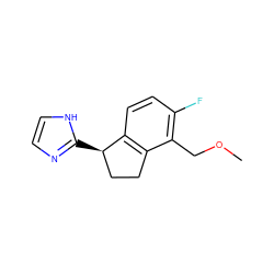 COCc1c(F)ccc2c1CC[C@H]2c1ncc[nH]1 ZINC000040424132