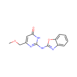 COCc1cc(=O)[nH]c(Nc2nc3ccccc3o2)n1 ZINC000018030005