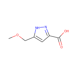 COCc1cc(C(=O)O)n[nH]1 ZINC000006718938