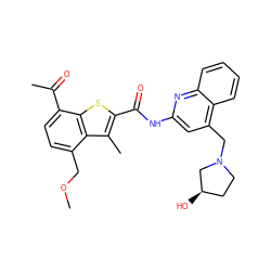 COCc1ccc(C(C)=O)c2sc(C(=O)Nc3cc(CN4CC[C@@H](O)C4)c4ccccc4n3)c(C)c12 ZINC001772618979