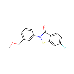 COCc1cccc(-n2sc3cc(F)ccc3c2=O)c1 ZINC000072176106