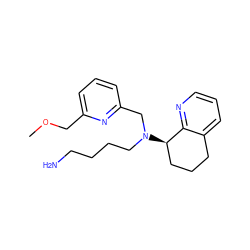 COCc1cccc(CN(CCCCN)[C@@H]2CCCc3cccnc32)n1 ZINC000066065968