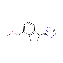 COCc1cccc2c1CC[C@H]2c1ncc[nH]1 ZINC000040898979