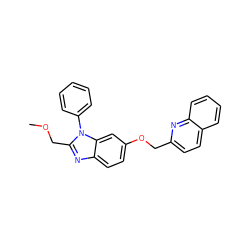 COCc1nc2ccc(OCc3ccc4ccccc4n3)cc2n1-c1ccccc1 ZINC000103247869