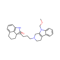 COCn1c2c(c3ccccc31)CCN(CCCC[C@]13CCCc4cccc(c41)NC3=O)C2 ZINC000002007273