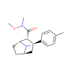 CON(C)C(=O)[C@@H]1[C@@H](c2ccc(C)cc2)C[C@H]2CC[C@H]1N2C ZINC000202975991