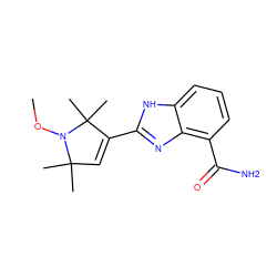 CON1C(C)(C)C=C(c2nc3c(C(N)=O)cccc3[nH]2)C1(C)C ZINC000034397742