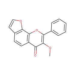 COc1c(-c2ccccc2)oc2c(ccc3ccoc32)c1=O ZINC000034397114