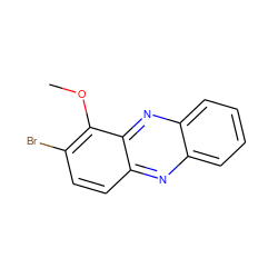 COc1c(Br)ccc2nc3ccccc3nc12 ZINC000072108458