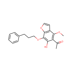 COc1c(C(C)=O)c(O)c(OCCCc2ccccc2)c2occc12 ZINC000035825034