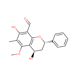 COc1c(C)c(O)c(C=O)c2c1[C@H](O)C[C@@H](c1ccccc1)O2 ZINC000006068788