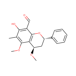 COc1c(C)c(O)c(C=O)c2c1[C@H](OC)C[C@@H](c1ccccc1)O2 ZINC000015217555