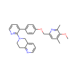 COc1c(C)cc(COc2ccc(-c3cccnc3N3CCc4ncccc4C3)cc2)nc1C ZINC000095578109