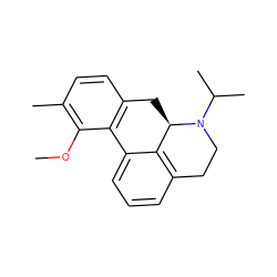 COc1c(C)ccc2c1-c1cccc3c1[C@@H](C2)N(C(C)C)CC3 ZINC000013757609