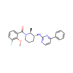 COc1c(F)cccc1C(=O)N1CCC[C@@H](Nc2nccc(-c3ccccc3)n2)[C@@H]1C ZINC000218498849