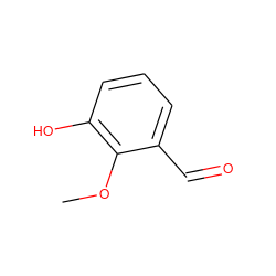 COc1c(O)cccc1C=O ZINC000012505037