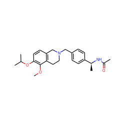 COc1c(OC(C)C)ccc2c1CCN(Cc1ccc([C@H](C)NC(C)=O)cc1)C2 ZINC001772629420