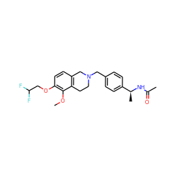 COc1c(OCC(F)F)ccc2c1CCN(Cc1ccc([C@H](C)NC(C)=O)cc1)C2 ZINC001772633726