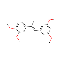 COc1cc(/C=C(\C)c2ccc(OC)c(OC)c2)cc(OC)c1 ZINC000096284015
