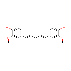 COc1cc(/C=C/C(=O)/C=C/c2ccc(O)c(OC)c2)ccc1O ZINC000006483730