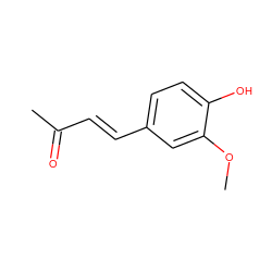 COc1cc(/C=C/C(C)=O)ccc1O ZINC000000008046