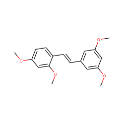 COc1cc(/C=C/c2ccc(OC)cc2OC)cc(OC)c1 ZINC000003875137
