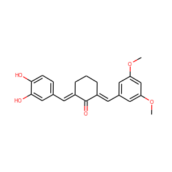 COc1cc(/C=C2\CCC/C(=C\c3ccc(O)c(O)c3)C2=O)cc(OC)c1 ZINC000095595581
