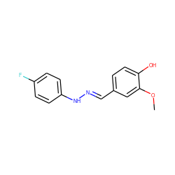 COc1cc(/C=N/Nc2ccc(F)cc2)ccc1O ZINC000006674958