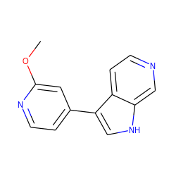 COc1cc(-c2c[nH]c3cnccc23)ccn1 ZINC001772646248