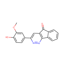 COc1cc(-c2cc3c(nn2)-c2ccccc2C3=O)ccc1O ZINC000027300758