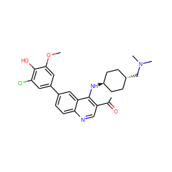 COc1cc(-c2ccc3ncc(C(C)=O)c(N[C@H]4CC[C@H](CN(C)C)CC4)c3c2)cc(Cl)c1O ZINC000473210204