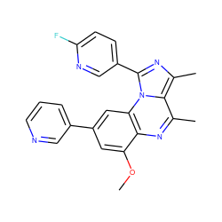 COc1cc(-c2cccnc2)cc2c1nc(C)c1c(C)nc(-c3ccc(F)nc3)n12 ZINC000653786691