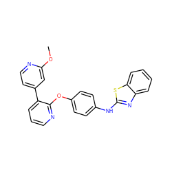 COc1cc(-c2cccnc2Oc2ccc(Nc3nc4ccccc4s3)cc2)ccn1 ZINC000143097778
