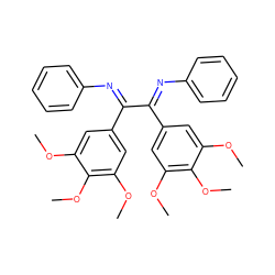 COc1cc(C(=N\c2ccccc2)/C(=N/c2ccccc2)c2cc(OC)c(OC)c(OC)c2)cc(OC)c1OC ZINC000005124686