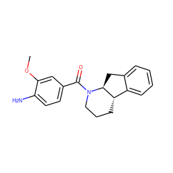 COc1cc(C(=O)N2CCC[C@H]3c4ccccc4C[C@@H]32)ccc1N ZINC000096169456