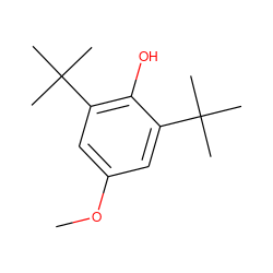 COc1cc(C(C)(C)C)c(O)c(C(C)(C)C)c1 ZINC000000056595