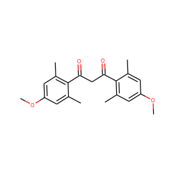 COc1cc(C)c(C(=O)CC(=O)c2c(C)cc(OC)cc2C)c(C)c1 ZINC000100493228