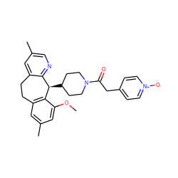 COc1cc(C)cc2c1[C@H](C1CCN(C(=O)Cc3cc[n+]([O-])cc3)CC1)c1ncc(C)cc1CC2 ZINC000029546134